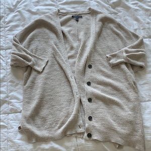 Cream knit cardigan
